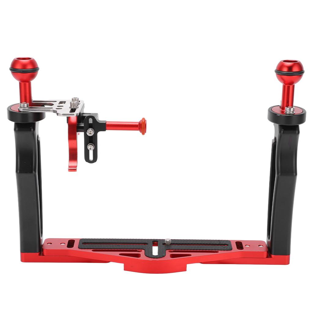 Dual Handle Tray Stabilizer Rig Diving Underwater Camera Housing Tray with Shutter Trigger
