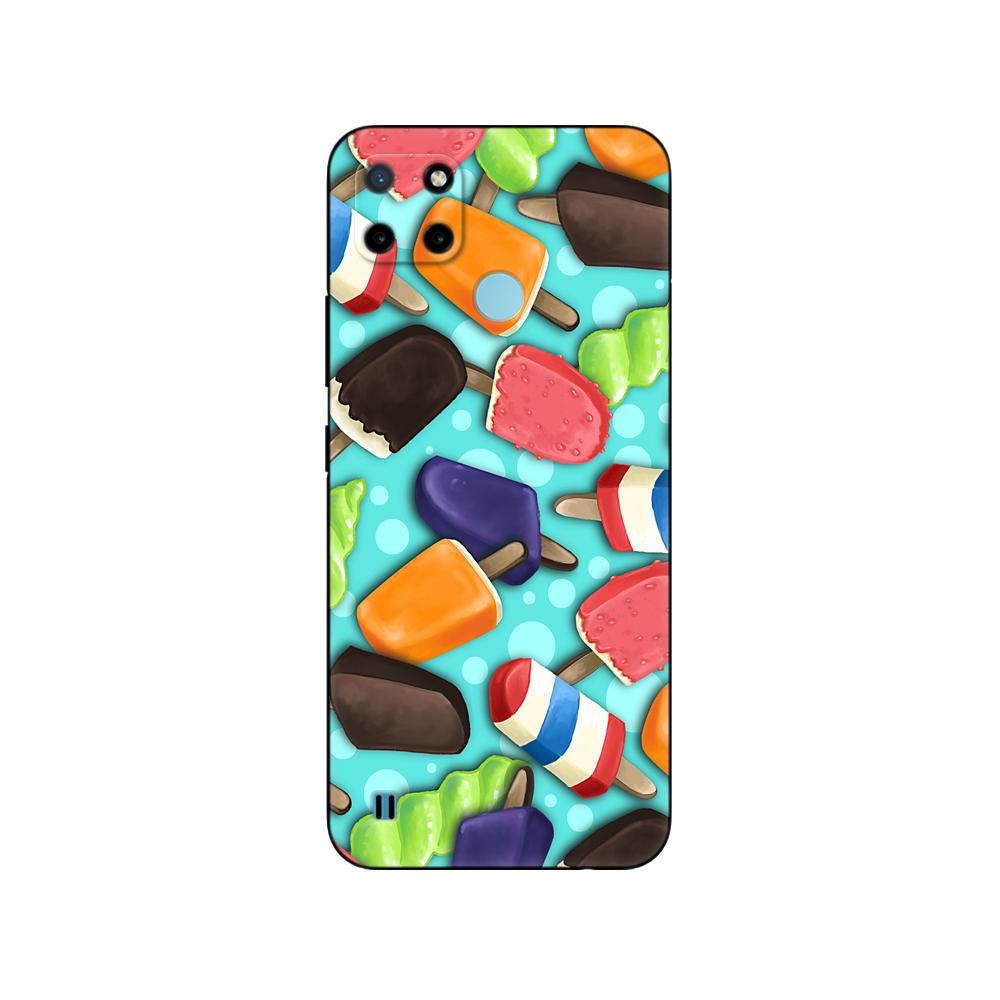For Realme C21Y C25Y Case Silicon Phone Back Cover For OPPO Realme C21Y C25Y 4G Soft Case RMX3261 Coque 6.5inch Black Tpu Case