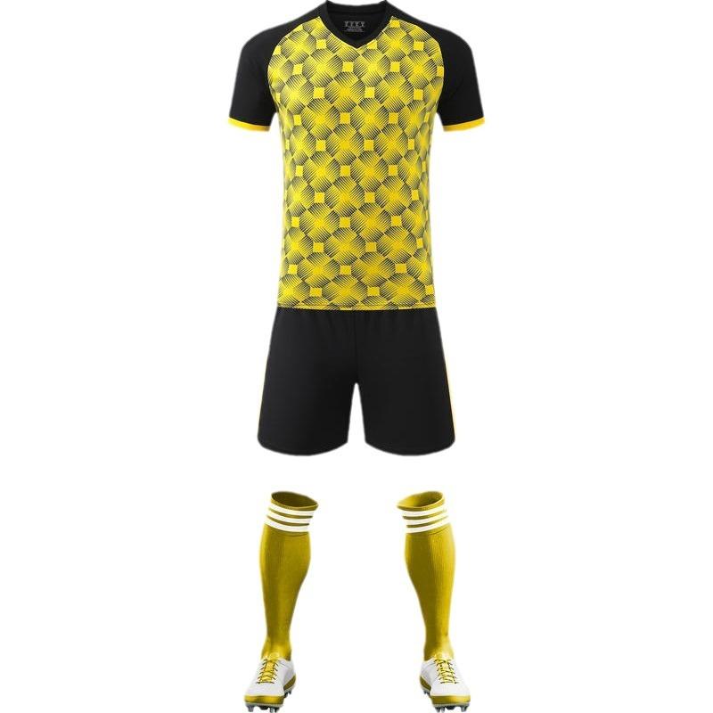 Nuovo Set Maglia da Calcio Estiva Adulti Bambini Maschile e Femminile Studenti Universitari Maglia da Allenamento Asciugatura Rapida Traspirante Maglia da Competizione