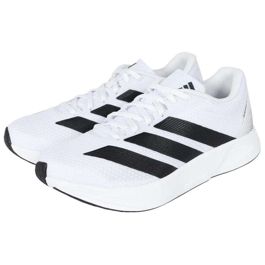 Adidas Duramo Versatile Comfortable Lightweight Low-Top Running Shoes Unisex Running Shoes White Black JS4428