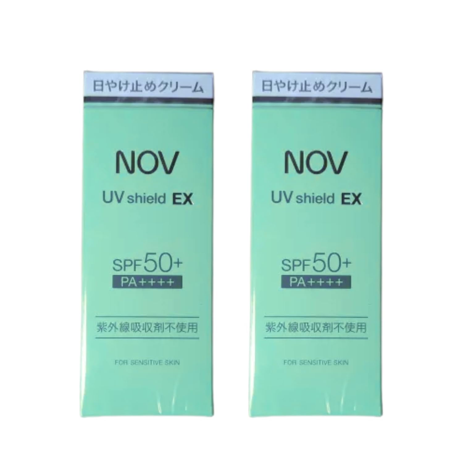 Nob UV Shield EX Sunscreen 2 pieces Sensitive Skin Low Irritation Cream Type Makeup Base Children Face Waterproof