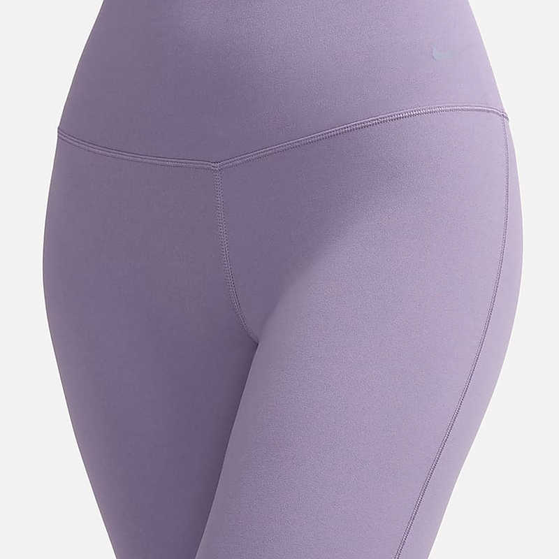 Nike High-Waist Slim Fit Flared Sports Pants Women Bottoms Purple FV7922-509