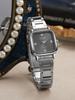 Fashion Light Luxury All-match Steel Band Square Dial Women's Quartz Watch, Suitable for Everyday Wear, Thanksgiving and Christm