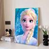 Disney Diamond Painting of Elsa From Frozen Diamond Mosaic Cross-stitch, Diamond Inlay Room Decoration Gift
