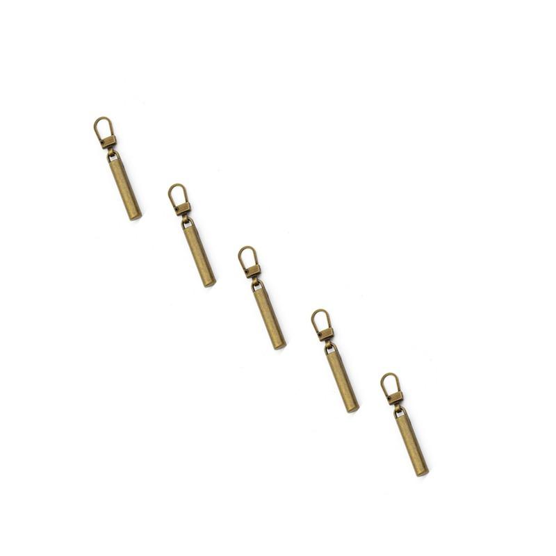 5PCS Sewing Zippers Puller Head Heart Shape Detachable Metal Zipper Slider Repair Kits for Bags Backpack Coat Zipper Pull Tab
