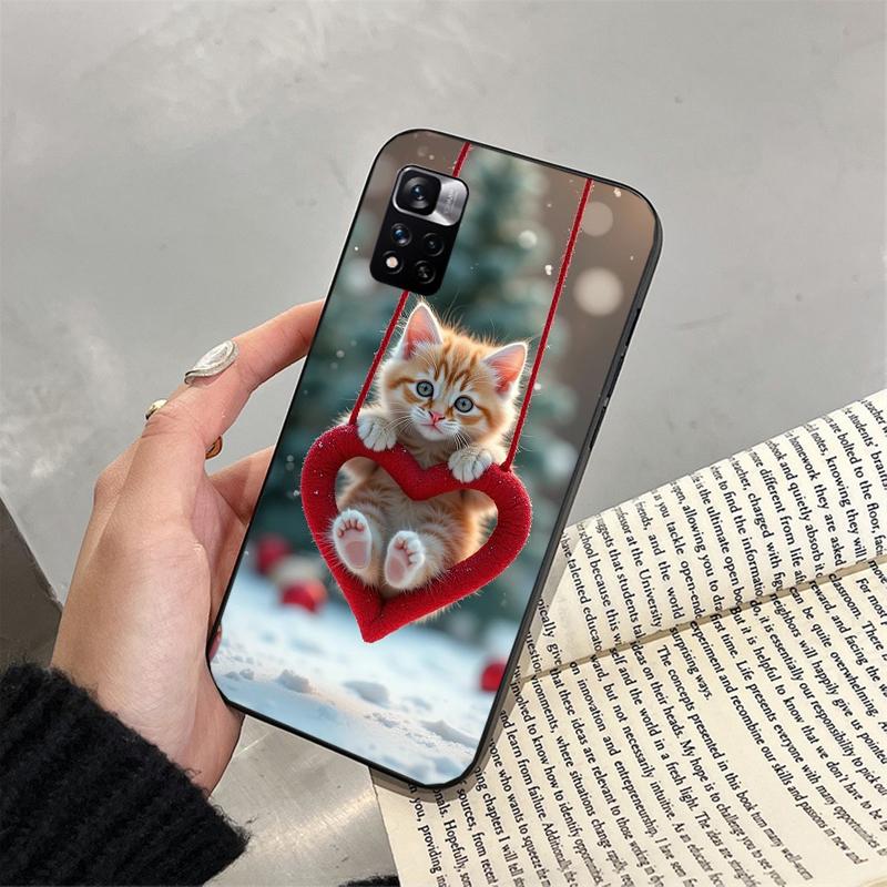 Cute Cat Phone Case For Xiaomi Redmi Note 13 12 Pro 11S 11 10 Pro 10S 12S Redmi 13 14C 10 13C