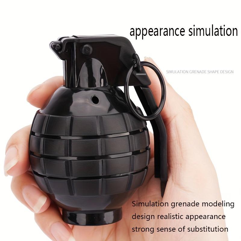 1Pc Grenade Model Decoration Battle Game Toys Sound and Light Grenade Simulation Prank Toys Game Military Model Ornaments