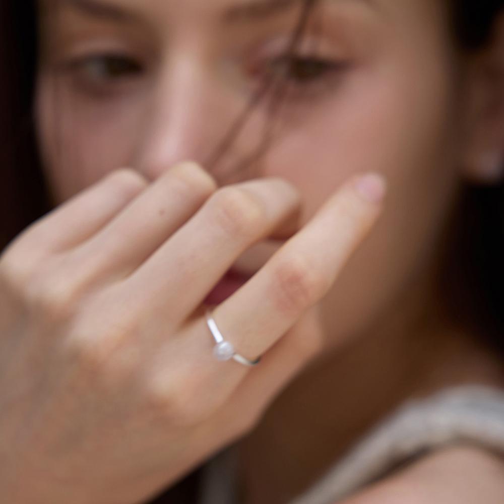 Paigeflynn [Silver 925] Bubble Dew Goot Open Ring