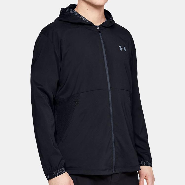 Under Armour UA Vanish Woven Training Jacket Men Outerwear Black 1345301-001