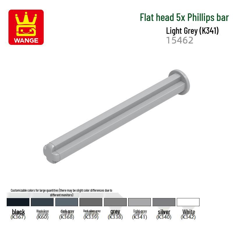 Строительные блоки Wange Cross Axle, Совместимы с мелкими деталями (87083, 32062W, 6587, 15462, 59426) 100g