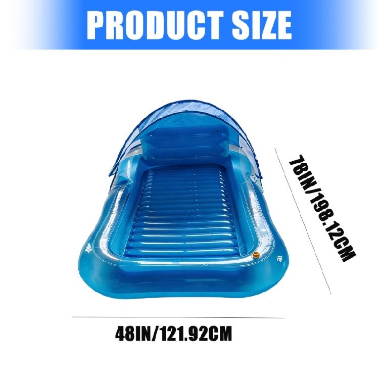Modern PVC Pool Lounger Innovative Water Sprinkling Technology Tanning Pool Float Detachable Headrest Mattress