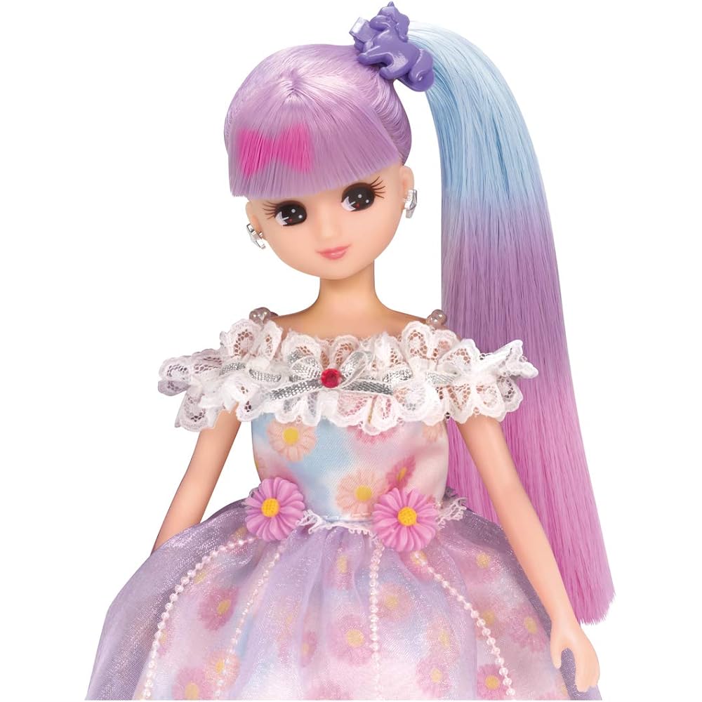 TAKARA TOMY Licca-chan Doll Colorful Change Dress-Up Toy for Kids Age 3 and Up Safe Certified