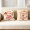 Cartoon Cute Lulu Pig Pillow Case Applicable Space For Guest Rooms Interiors Cars Office House Decoration