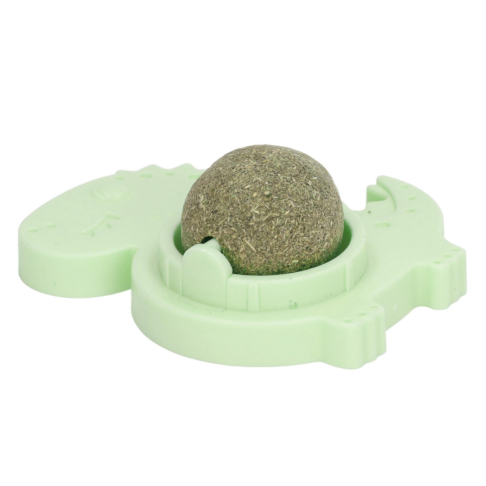 Catnip 360 Degree Rotatable Boredom Relief Adhesive Wall Cat Licking for Indoor