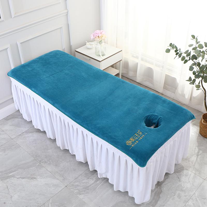 80x190cm Massage Sheet with Holes Absorbent Spa Sheet Large Microfiber Bath Towel for Beauty Salon Beauty Salon Supplies
