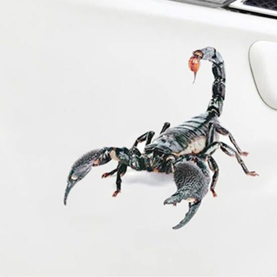 3D Scorpion Animal Print Car Auto Trunk Body Bumper Window Decor Decals Sticker