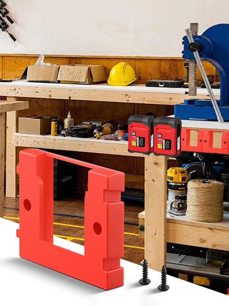 6er-Pack Akku-Aufbewahrungshalter für Einhell Power X-Change 18V Akku Wandmontage Befestigungsdock Halterung Tragbarer Akku-Halter