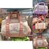 Kuromi Melody Cinnamoroll Nylon Large Capacity Bag With Drawstring Closure For Daily Use