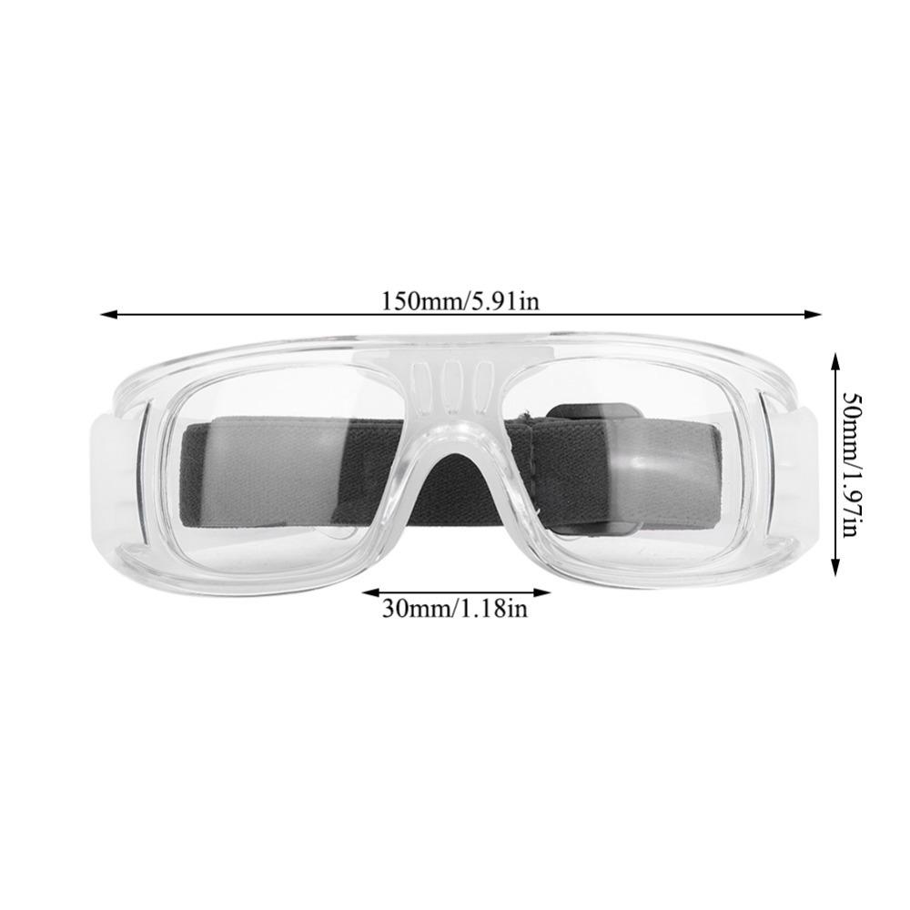 Adjustable Strap Protective Glasses Shock Lens Sports Goggles  Basketball Training