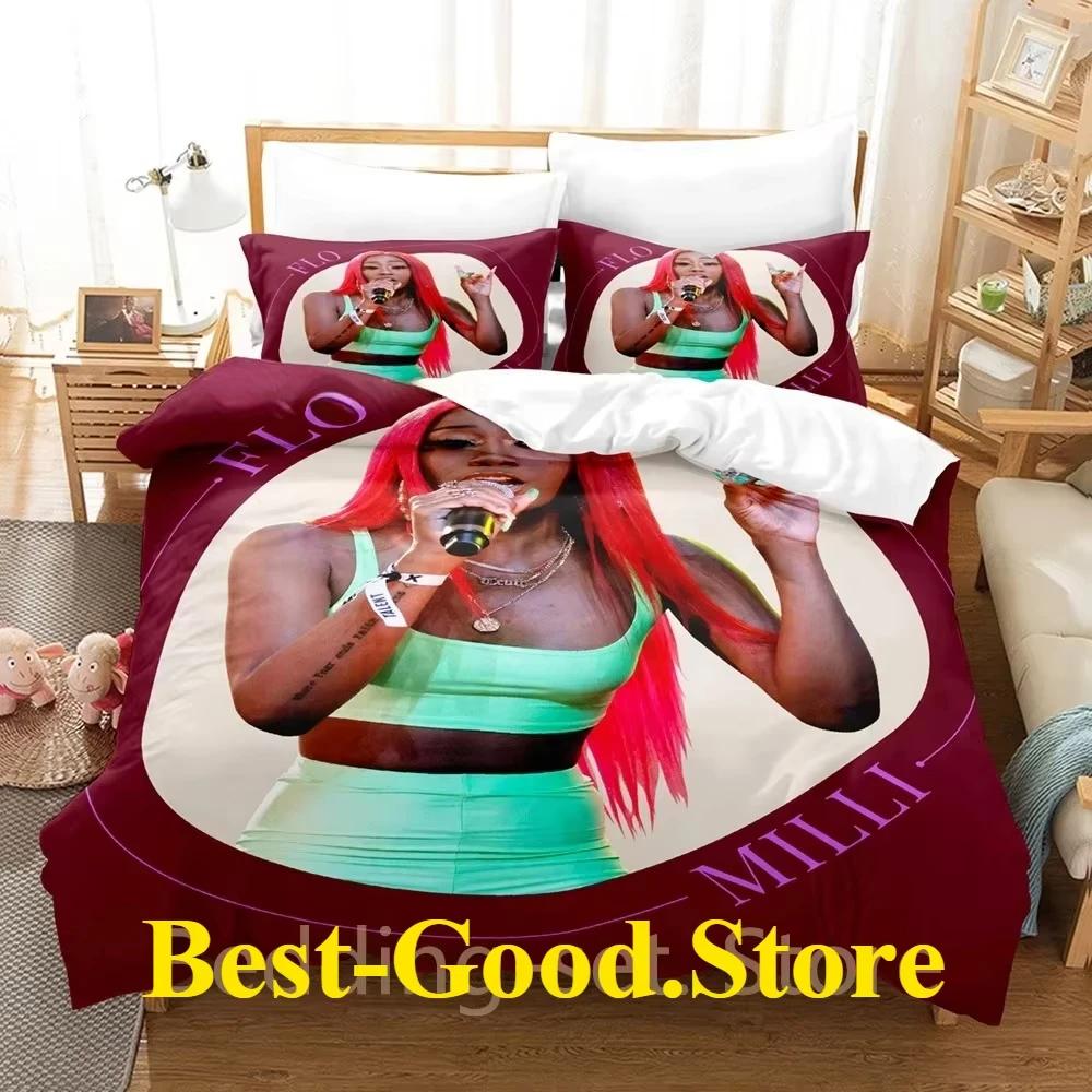 Flo Mili Never Lose Me Beding Set Print Bed Linen Set With Pilowcase Bed Soft Duvet Cover Soft Single Double Quen Super King-Sized Dimensionsd