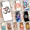 Yoga Om Hindu Symbol Funda Case For Samsung Galaxy S25 Ultra S9 S10 S20 S21 FE S22 S23 Plus S24 Ultra Phone Cover