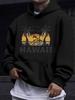 American And European Style Unisex Fall Winter Print Hoodie Long Sleeve Sweatshirt, Hawaiian Double Palm Tree Sunset Hooded Print Sweatshirt, Classic 