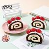 Kids Stress Relief Toy Simulated Strawberry Cake Squeeze Dessert Shape Sensory Pinch Fidget Adult Focus Work Study Hand Relaxation