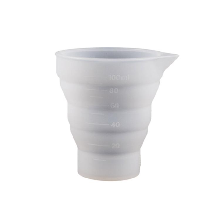 Flexible Liquid Measurer Container Mold Silicone Measuring Cup Molds Non-stick