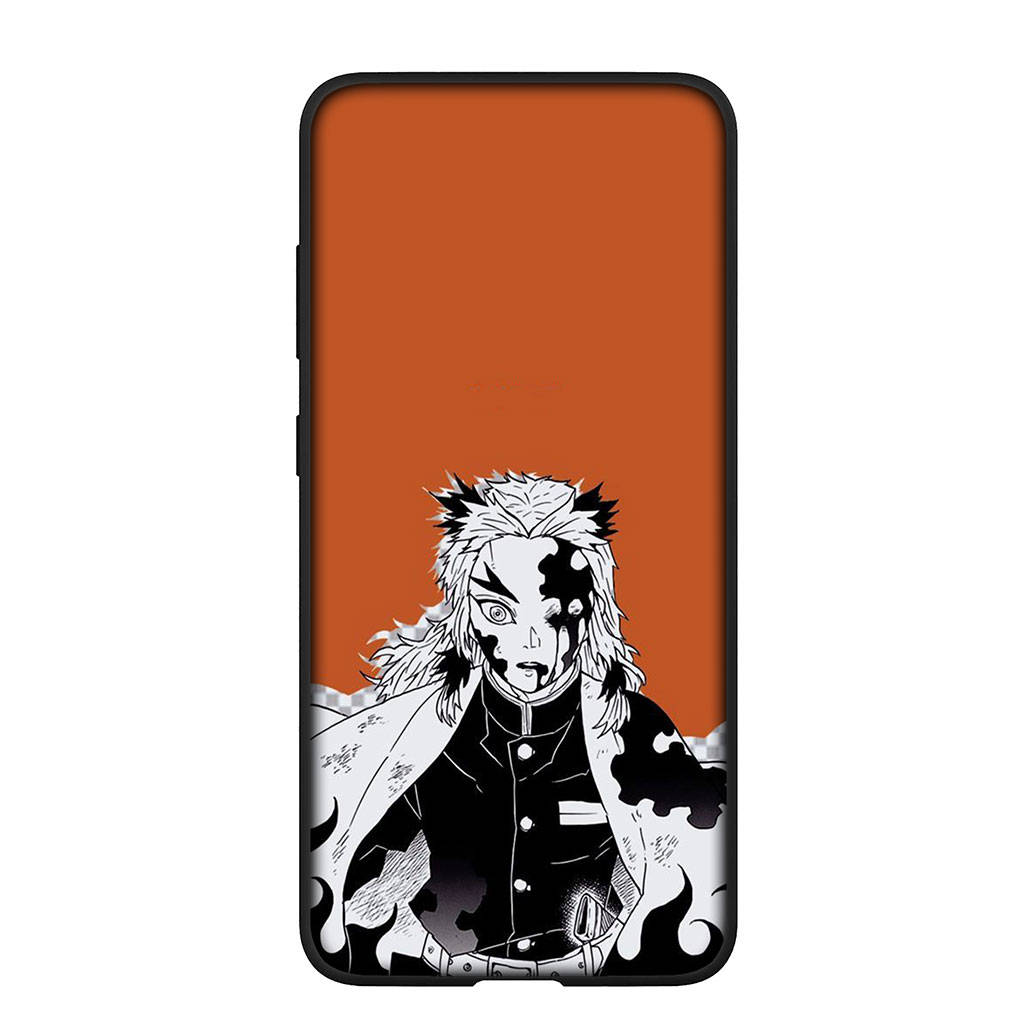 Handyhülle für Samsung Galaxy S24 S23 iPhone 15 14 Xiaomi Redmi Note 13 12 11 8 10 9 Pro Max X XR OPPO A15 Huawei Rengoku Kyoujurou Dämonentöter Cover