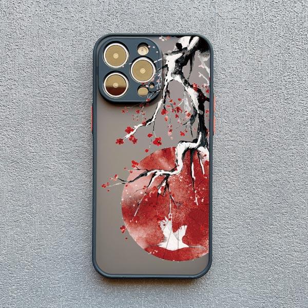 Rosa Pfirsichblüten Handyhülle für iphone 15 14 13 12 Pro Max Mini 11 16 14 Plus XR XS X 7 8 Plus SE 2020 Blumen Rückseite Funda Capa