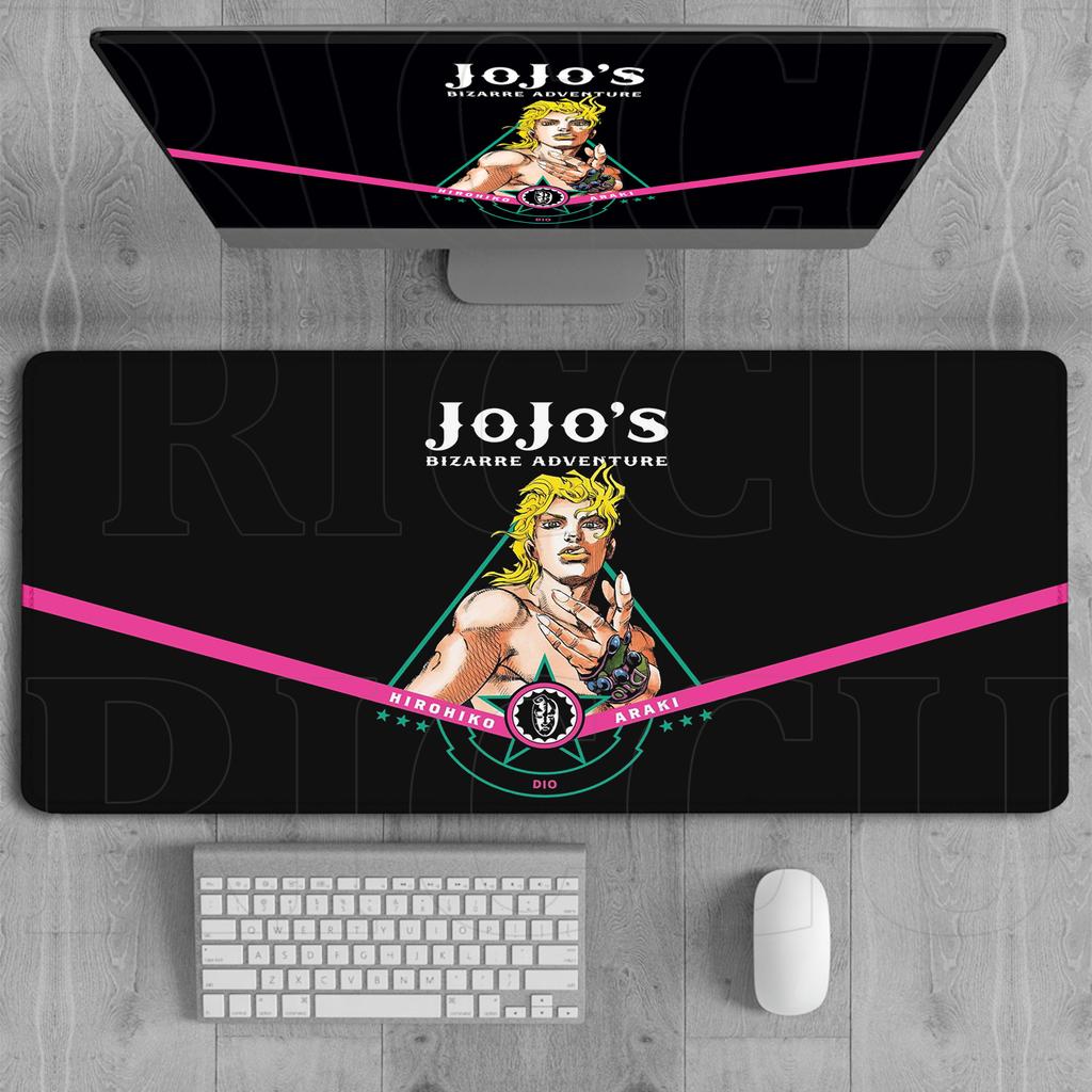 XXL HD Printing Rug JOJO Bizarre Adventure Mouse Pad Gamer Keyboard Pads Non-slip Mousepad Anime Gaming PC Accessories Desk Mat