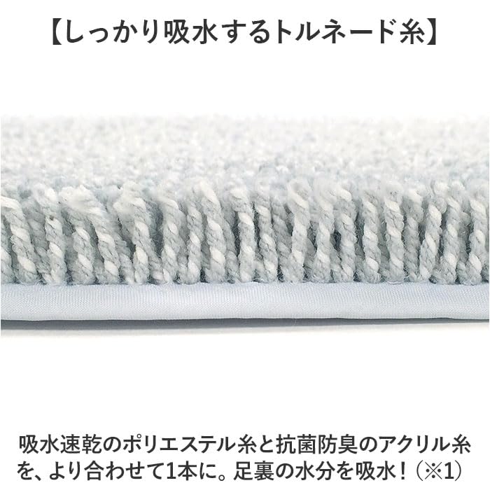 Senko Nido Bath 50 X 50 11879 [SDS] Mat, Approx. Cm, White,