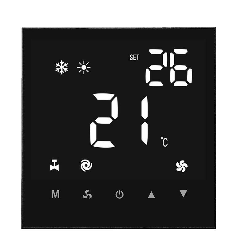 Full Screen Smart Switch Thermostat Parts for Smart Home Floor Heating and Air Conditioning Panel, Plastic Shell.