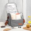 Crossbody Portable Insulated Lunch Bag - Thick, Fresh-Keeping Picnic Ice Pack Bento Bag
