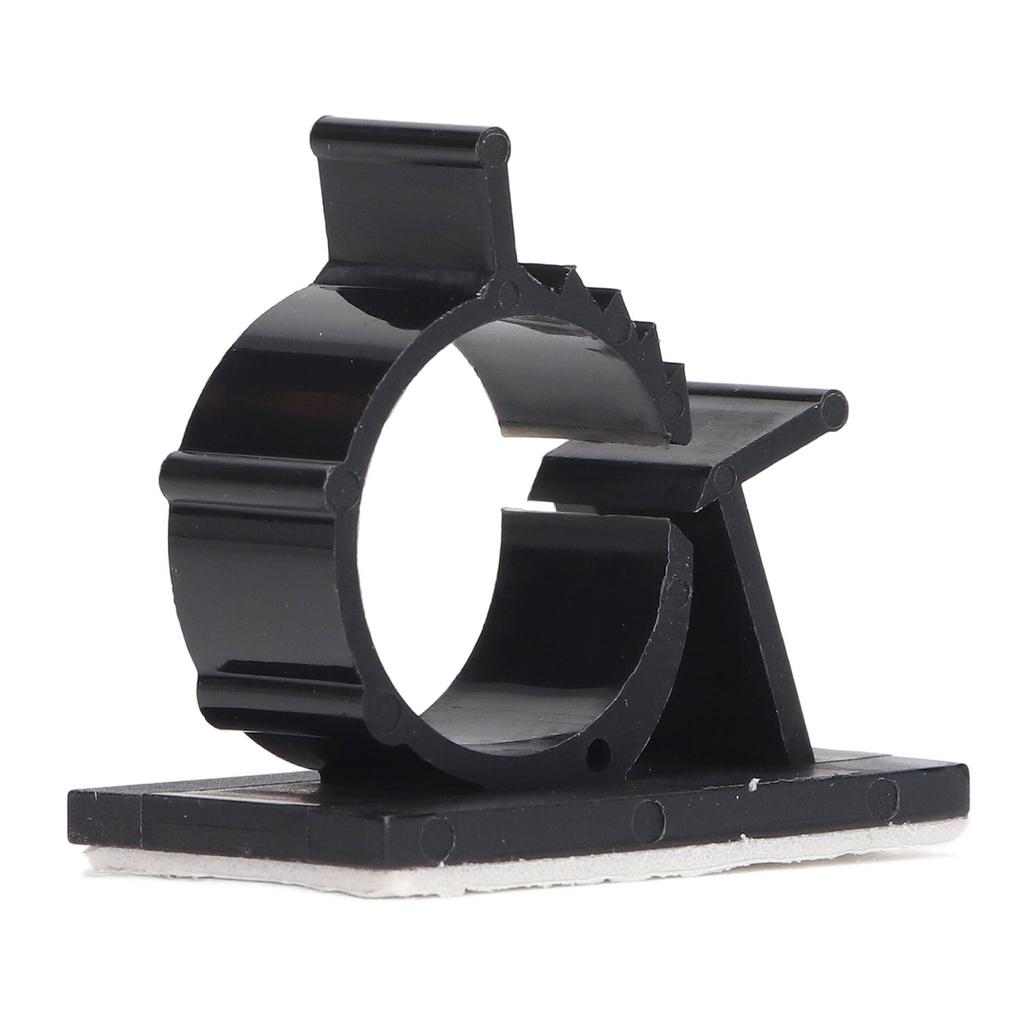 100 Pcs Cable Clips Adjustable Self Adhesive Wire Management Clamps Reusable Nylon PA66 Cable Tie Holder Black YX 1013