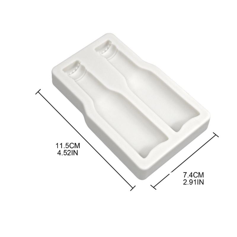 Silikonová forma ve tvaru pivní láhve Fondant Forma na čokoládu Forma na výrobu dortů pro domácí kutily Kuchyňské potřeby na pečení