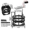 Precise Machined Woodworking Routers Lift Base 64-65mm Clamping Diameter AntiRust Lifting Platform For Trim Routers