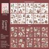 Poetic Life Series Vintage Character Landscaping Sticker Book Creative DIY Journal Material Collage Scrapbook Stationery