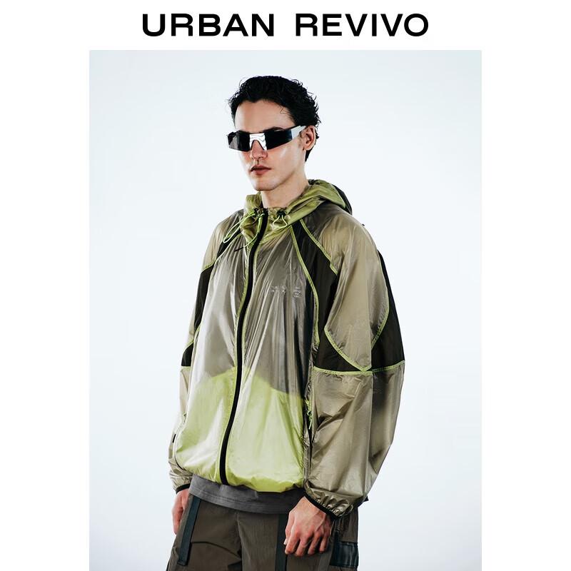 

UR Men s Color Block Urban Sport Hooded Jacket M