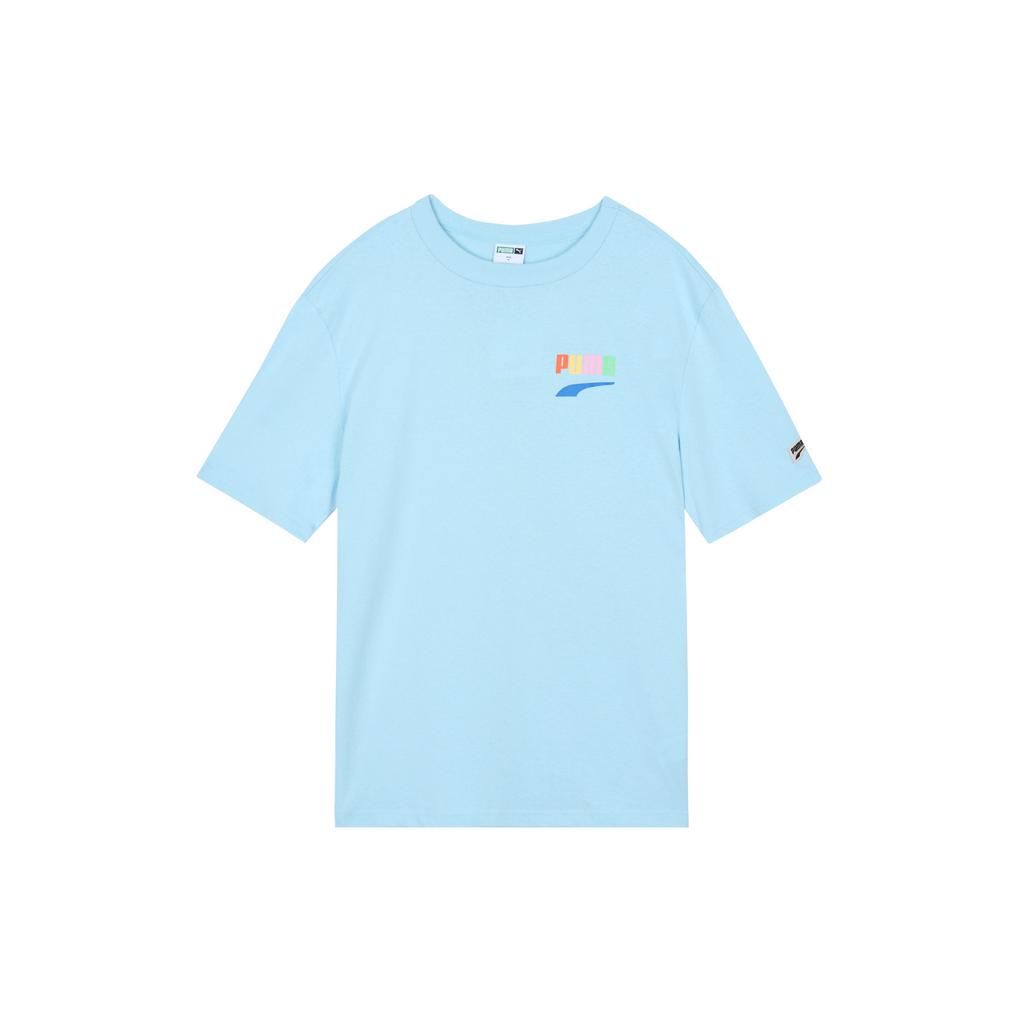 New PUMA T Shirts Men's Sky Blue 531335-90