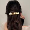 Fashion Metal Pearl Hair Clip Temperament Duckbill Grip Clip  Hairpin Hair Styling Tools Women Girls Hair Accessories Barrette