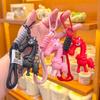 Cute Horse Silicone Keychain Stylish Lanyard Design Portable Key Ring Fun Cartoon Animal Bag Pendant Accessory 2026 Holiday Gift
