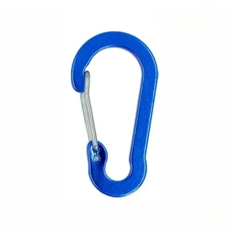 5 stuks Karabijnhaak Aluminiumlegering Sleutelhanger Slot Gesp Snap D-Ring Clip Outdoor Rugzak Kamperen Multitool Vissen Wandelen Haak