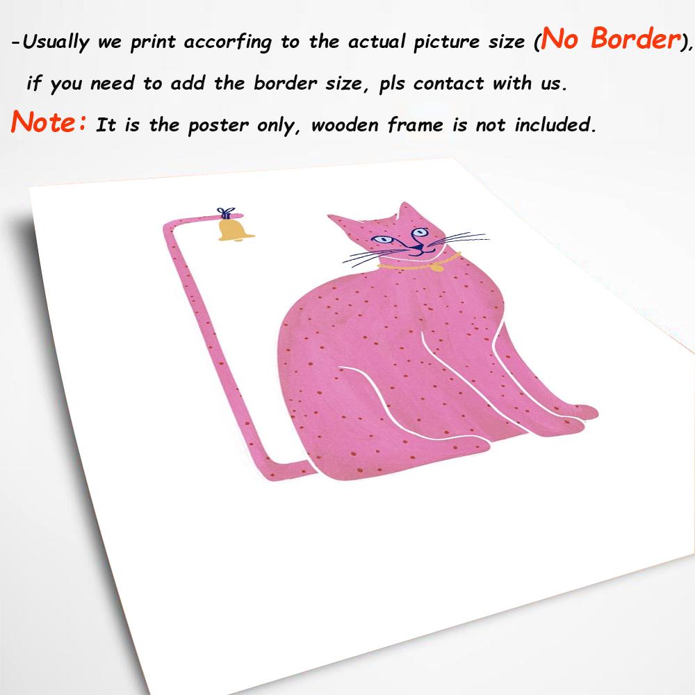 Japanese Lucky Cats Wall Art Botanical Flowers Vase Poster And Print Abstract Animal Pictures for Home Bedroom Living Room Decor