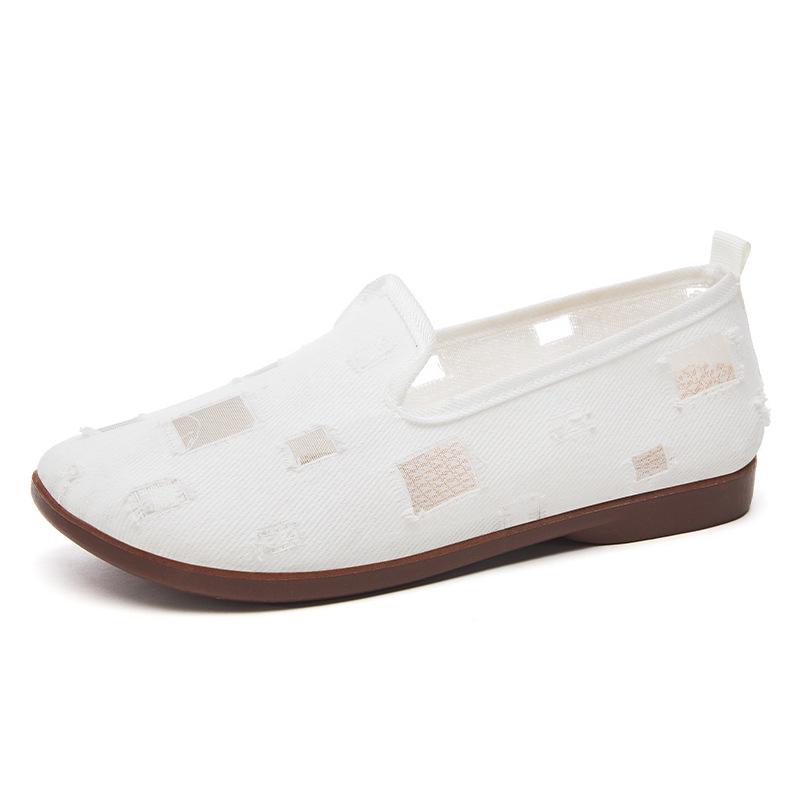 

Модная женская обувь Летняя мода Женские удобные слипоны на платформе Повседневная обувь для женщин Нескользящие балетки Лоферы 36