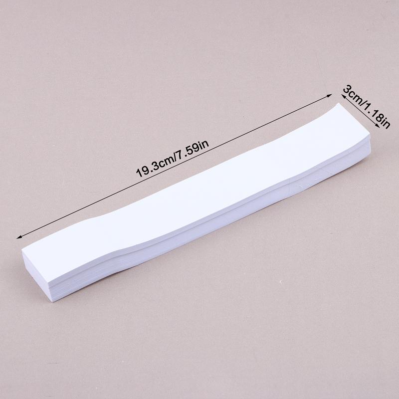 100pcs Money Bands Self-adhesive Tear Resistant Self Sealing Cash Straps Professional White Money Wrappers For Supermarkets