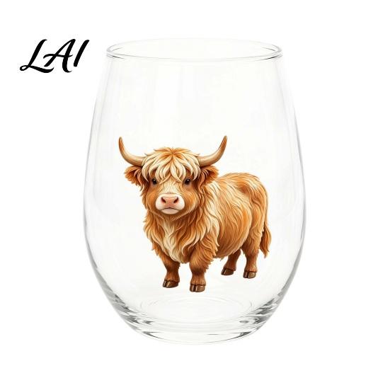 Fall Harvest Party Supplies Halloween Theme Glass Tumbler Ghost Black Cat Skull Pumpkin Hand Painted Cups Cup Spooky Lead-free Glassware for Party