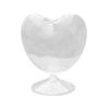 Διαφανές Γυάλινο Βάζο Ράφι Βιβλίων Διάταξη Λουλουδιών Γραφείο Ντουλάπι Βάζο σε Σχήμα Καρδιάς για Υπνοδωμάτιο Γραφείο Φοιτητική Εστία Δώρο Γενεθλίων