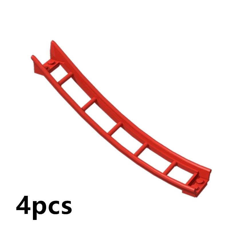 Track Roller Coaster Rail Bow Slope Shaft Edges Brick Part Building Block Toys Compatible 25061 26559 26560 26561 34738 26022