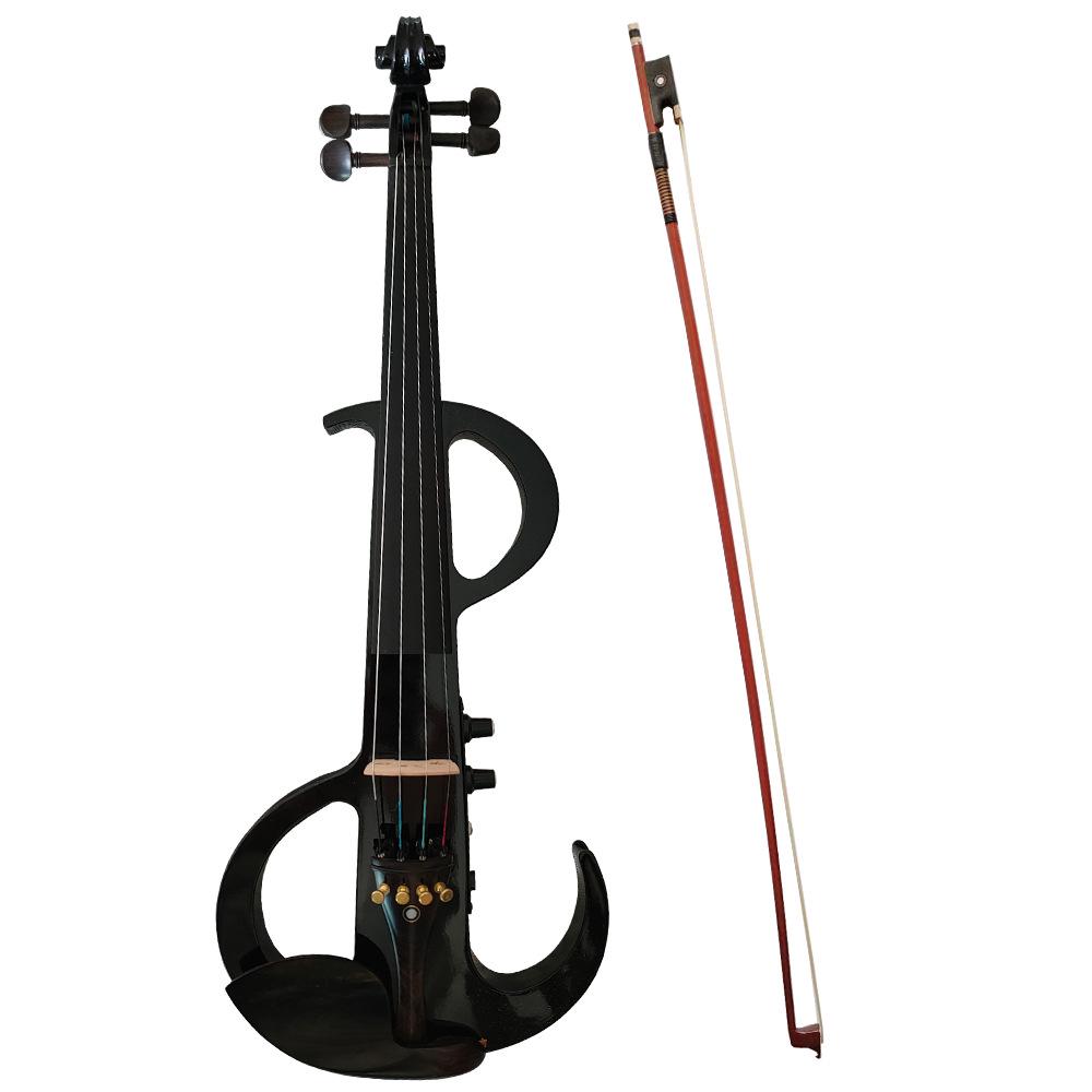 Upgraded Black Beginner Electronic Violin for Stage Performance чёрный